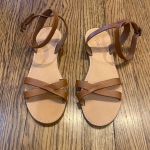 Madewell leather sandals size 7.5
